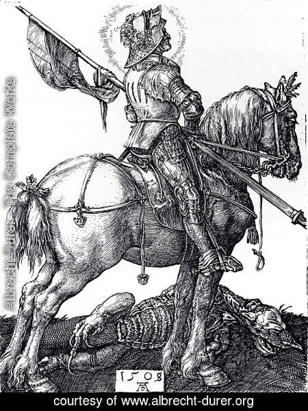 Albrecht Durer - St. George On Horseback