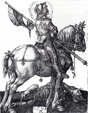 Albrecht Durer - St. George On Horseback