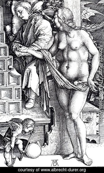Albrecht Durer - The Temptation Of The Idler (or The Dream Of The Doctor)