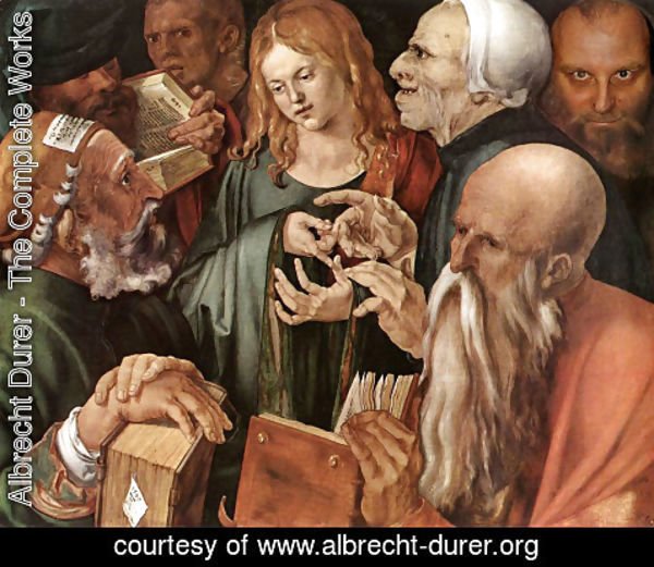 Albrecht Durer - Christ amog the Doctors