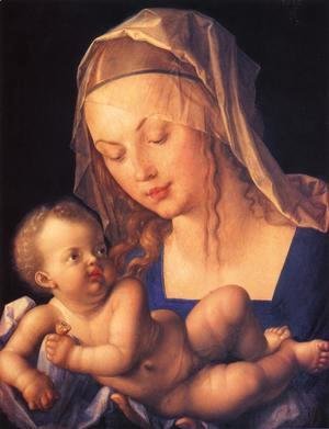 Albrecht Durer - Virgin and Child with Half a Pear