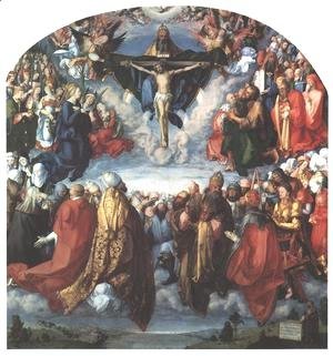 Albrecht Durer - Adoration of the Trinity I