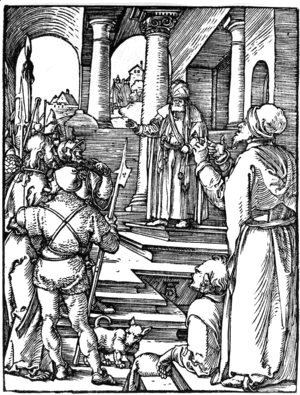 Albrecht Durer - Christ Before Pilate 2