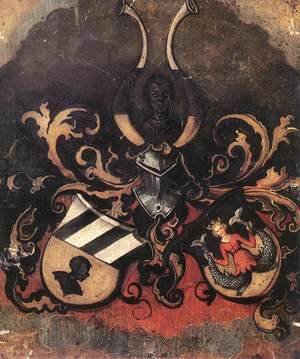 Albrecht Durer - Combined Coat-of-Arms of the Tucher and Rieter Families