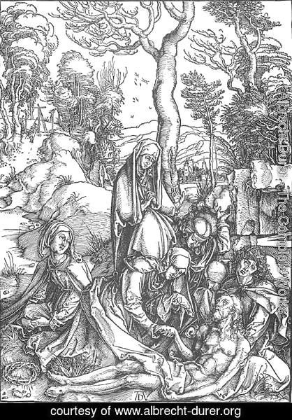 Albrecht Durer - The Large Passion, 07. The Lamentation for Christ