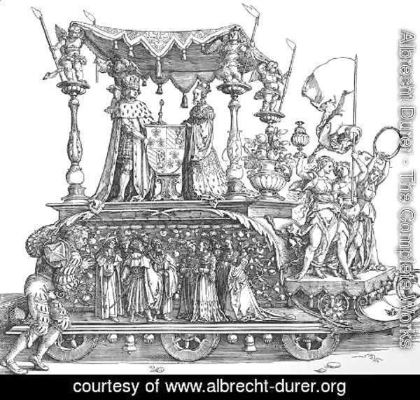 Albrecht Durer - The Small Triumphal Car or the Burgundian Marriage 2
