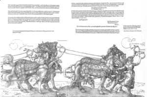 Albrecht Durer - Triumphal Chariot (7-8)