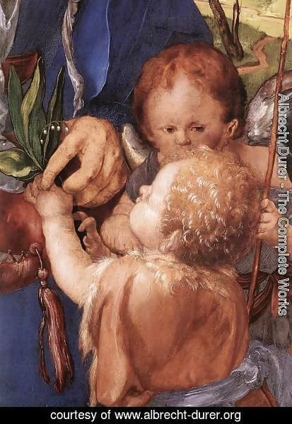 Albrecht Durer - Madonna with the Siskin (detail 1)