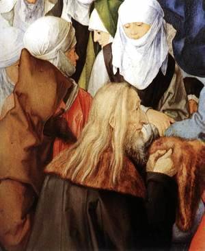 Albrecht Durer - The Adoration of the Trinity (detail 2)