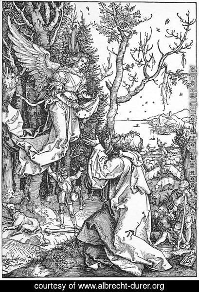 Albrecht Durer - Life of the Virgin 2. The Angel Appering to Joachim
