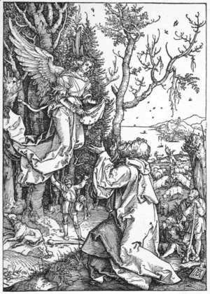 Albrecht Durer - Life of the Virgin 2. The Angel Appering to Joachim