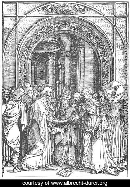 Albrecht Durer - Life of the Virgin 6. Marriage of the Virgin