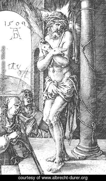 Albrecht Durer - Man of Sorrows by the Column (No. 1)