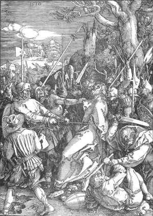 Albrecht Durer - The Large Passion 10. Christ Taken Captive