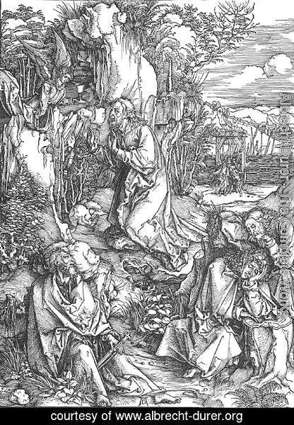 Albrecht Durer - The Large Passion 2. Christ on the Mount of Olives