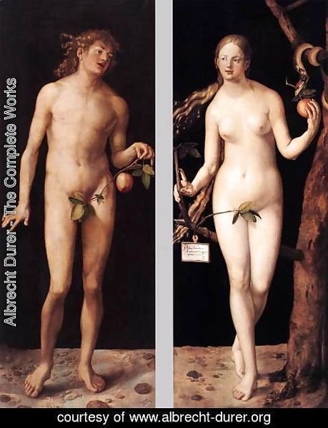 Albrecht Durer - Adam and Eve 3