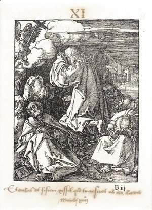 Albrecht Durer - Christ on the Mount of Olives, from The small Passion