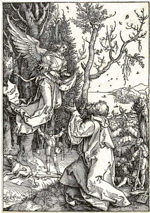 Joachim and the Angel, from Life of the Virgin