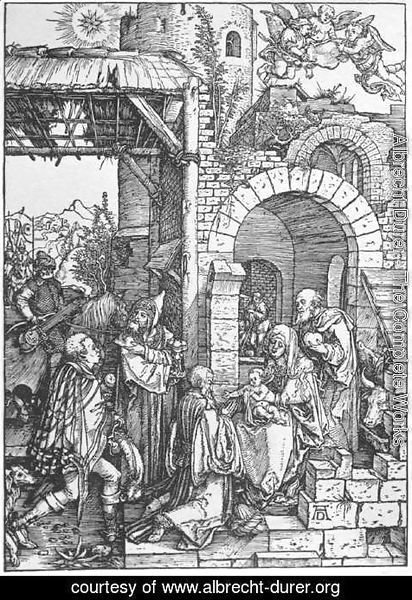 Albrecht Durer - The Adoration of the Magi, from The Life of the Virgin