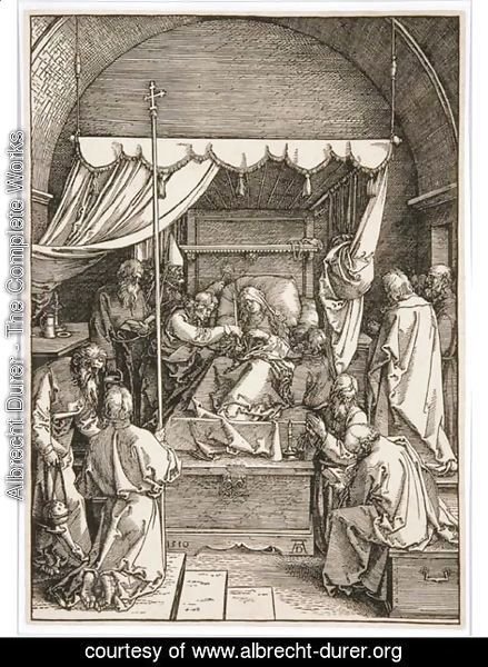 Albrecht Durer - The Death of the Virgin, from The Life of the Virgin