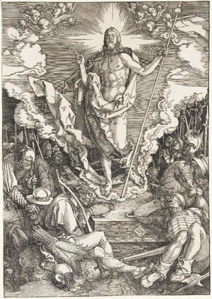 Albrecht Durer - The Resurrection, from The Large Passion