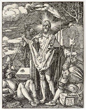 Albrecht Durer - The Resurrection, from The Small Woodcut Passion