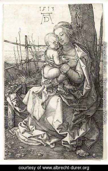 Albrecht Durer - The Virgin and Child seated by a Tree