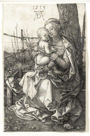 Albrecht Durer - The Virgin and Child seated by a Tree
