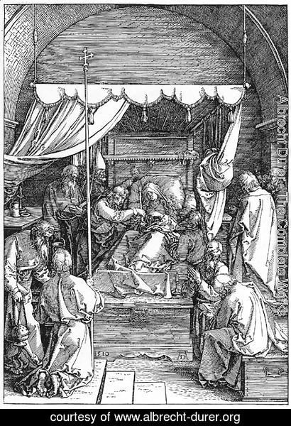 Albrecht Durer - The Death of the Virgin, from The Life of the Virgin 2