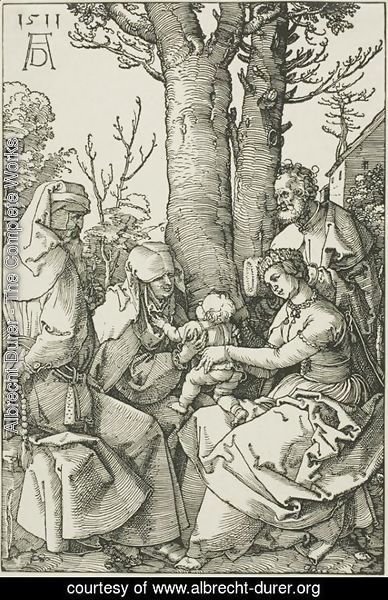 Albrecht Durer - The Holy Family with Joachim and Saint Ann