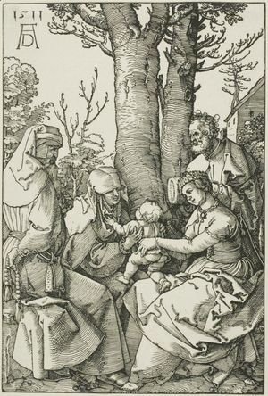 The Holy Family with Joachim and Saint Ann