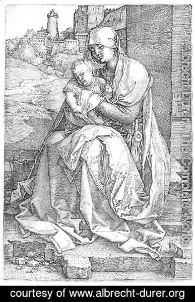 Albrecht Durer - The Virgin And Child Seated By The Wall