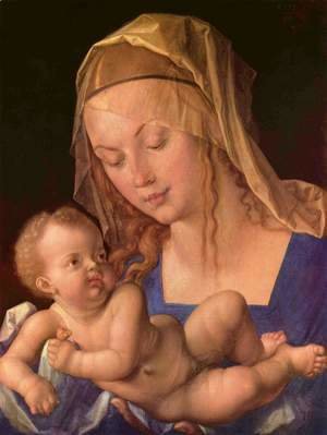 Albrecht Durer - The Madonna with the child