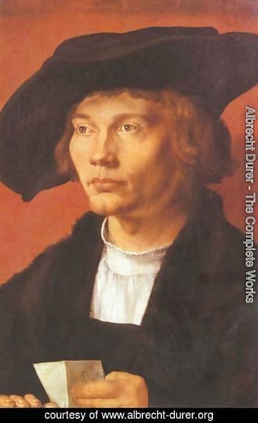 Albrecht Durer - Portrait of a young man (portrait of Berne Hart van Resten)
