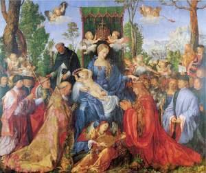Albrecht Durer - La Vierge de la fete du Rosaire