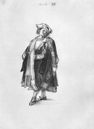 Albrecht Durer - Design to a court dress