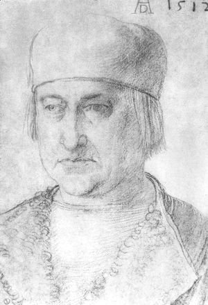 Albrecht Durer - Portrait of a Man with cap