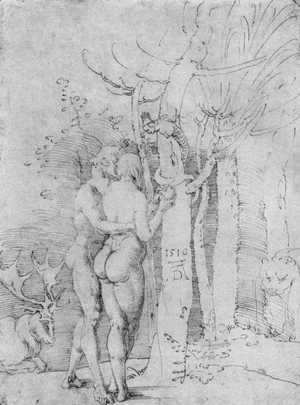 Albrecht Durer - Adam and Eve 4