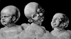 Three children's heads