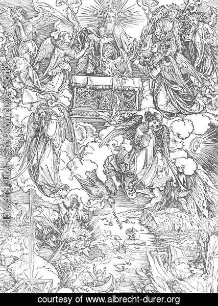 Albrecht Durer - The Seven Trumpets Are Given to the Angels