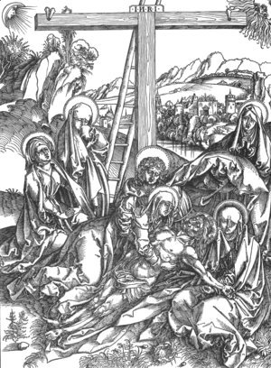 Albrecht Durer - Lamentation for the Dead Christ