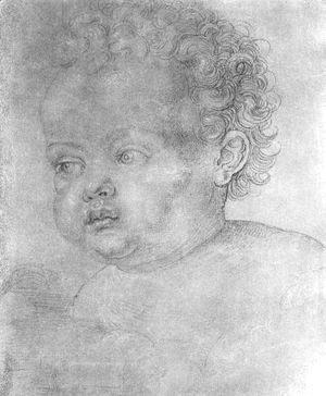 Albrecht Durer - Child's head 2