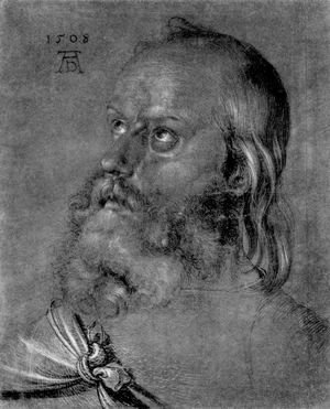 Albrecht Durer - Head of an apostle