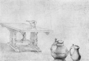 Albrecht Durer - Table and cans