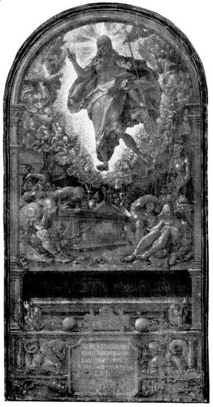 Albrecht Durer - Design for the Fugger Chapel in Augsburg resurrection of Christ