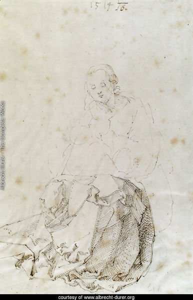 Sitting Mary with child