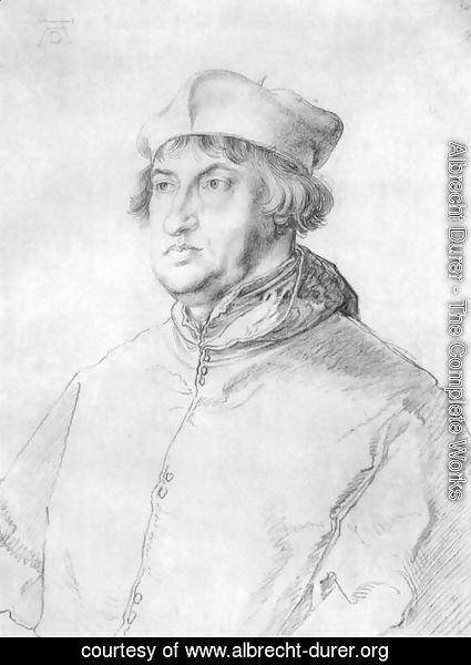 Albrecht Durer - Portrait of Cardinal Albrecht of Brandenburg