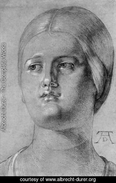Albrecht Durer - Head of a Woman 3
