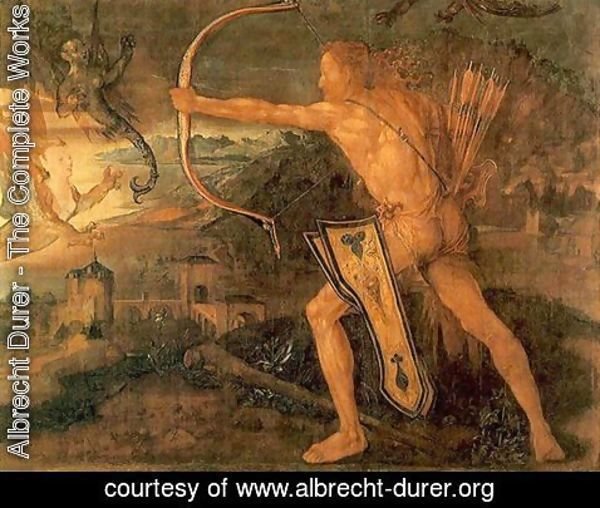 Albrecht Durer - Hercules kills the Symphalic Bird
