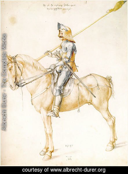 Albrecht Durer - Knight On Horseback 2